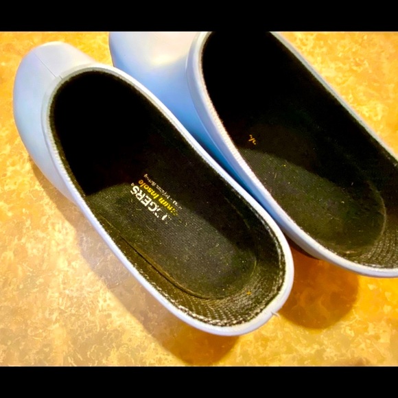 🌲HOST PICK🌲 Sloggers Light Blue Rubber Mules Size Size 9 - Picture 5 of 7